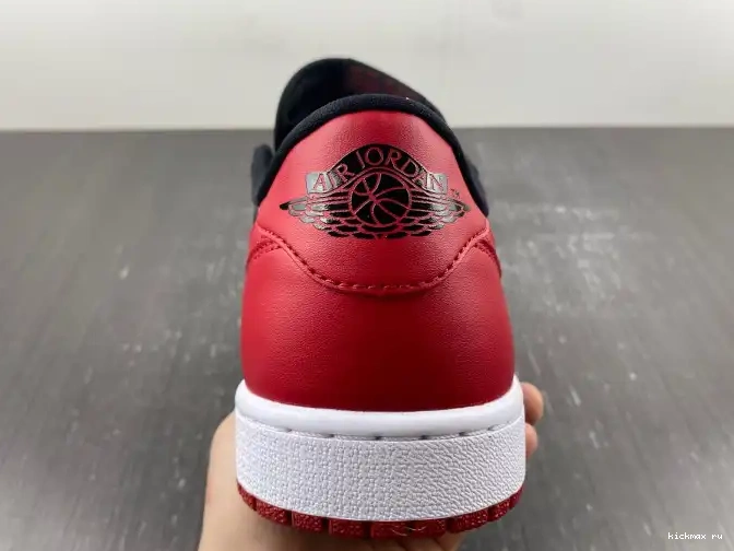 Rep Kickmax Air 1 Low 705329-001 Bred Retro Jordan 0412